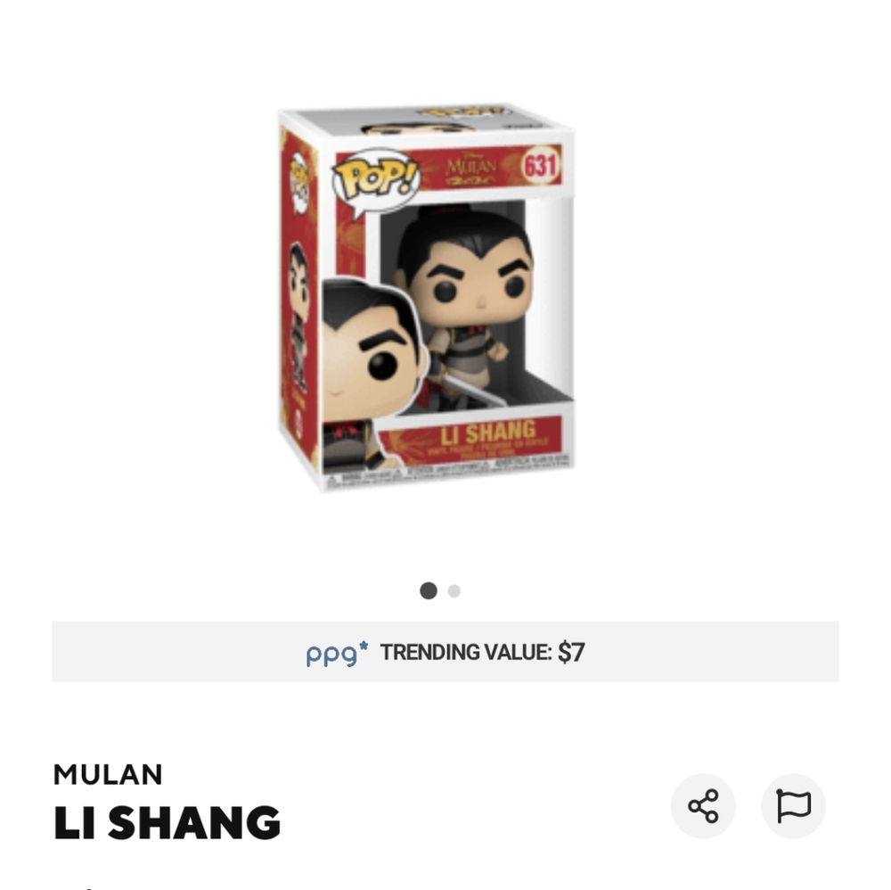 Funko Pop Disney Mulan